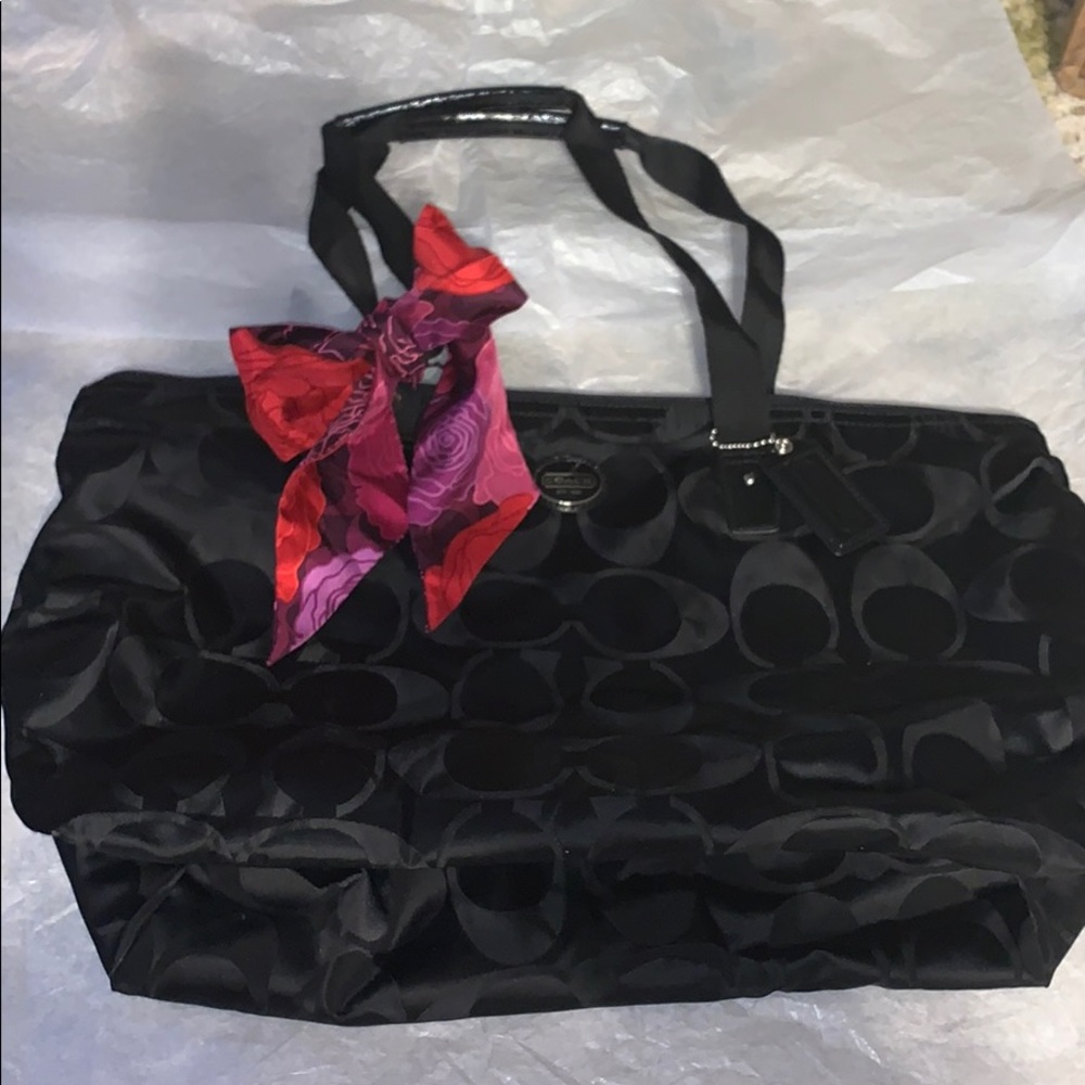 Black Coach Tote